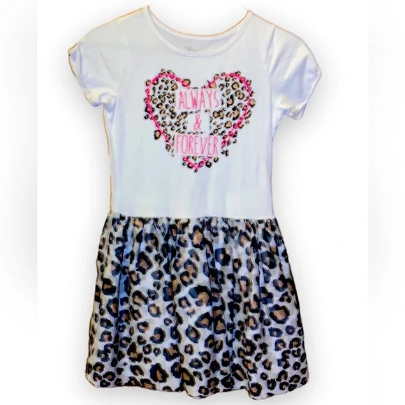 The Children's Place | Dresses | The Childrens Place Cheetah Print Dress |  Poshmark